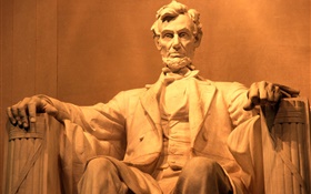 Lincoln-Statue HD Hintergrundbilder