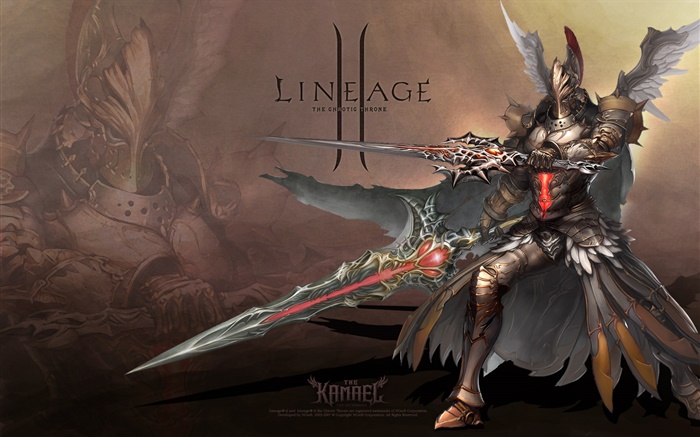Lineage 2, Rüstung Krieger Hintergrundbilder Bilder