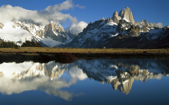 Nationalpark Los Glaciares, Patagonien, Argentinien, Berge, See Hintergrundbilder Bilder