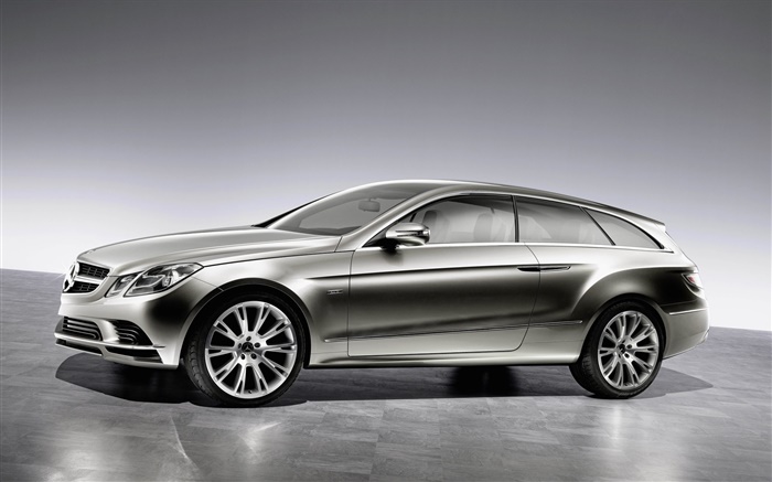 Mercedes-Benz Silber Auto Seitenansicht Hintergrundbilder Bilder