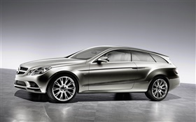 Mercedes-Benz Silber Auto Seitenansicht HD Hintergrundbilder