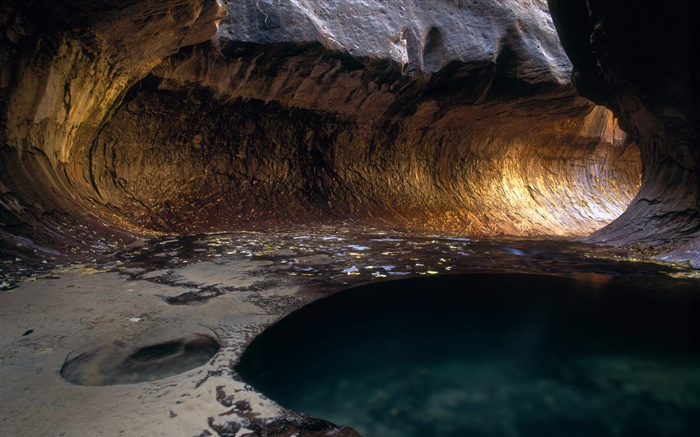 Felshöhlen , Wasser, Abenteuer Hintergrundbilder Bilder