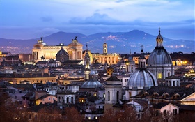 Rom, Vatikan, Italien, Stadt, Haus, Nacht HD Hintergrundbilder