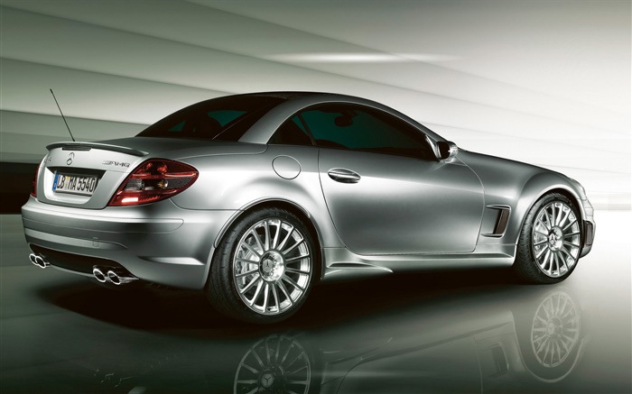 Silber Mercedes-Benz Pkw-Seitenansicht Hintergrundbilder Bilder