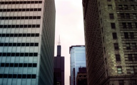 Wolkenkratzer, Stadtgebiet  Blick HD Hintergrundbilder