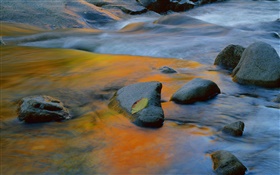 Steine, Bach, Wasser HD Hintergrundbilder