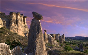 Die Feenkamine, Göreme National Park, Türkei HD Hintergrundbilder