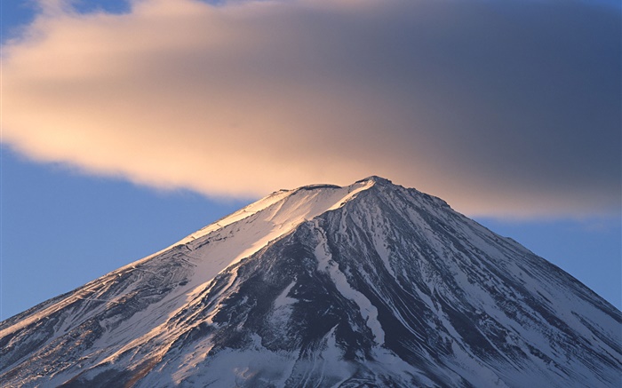 Draufsicht , Mount Fuji, Japan Hintergrundbilder Bilder