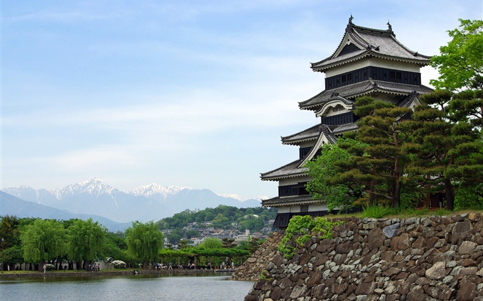 Die Reise nach Tokio, Japan, Park, See, Tempel Hintergrundbilder Bilder