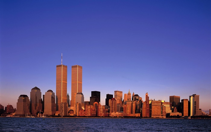Twin Towers, USA, vor 911 Hintergrundbilder Bilder