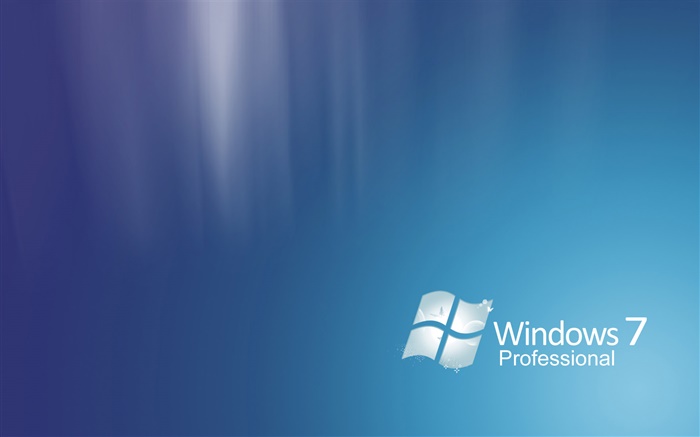 Windows 7 Professional, abstrakt blau Hintergrundbilder Bilder