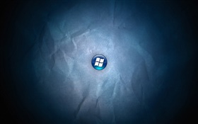 Windows-7-Logo, blauer Hintergrund