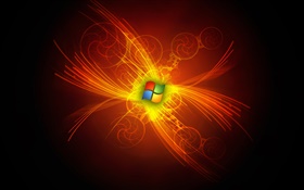 Windows 7-System abstrakten Linien HD Hintergrundbilder