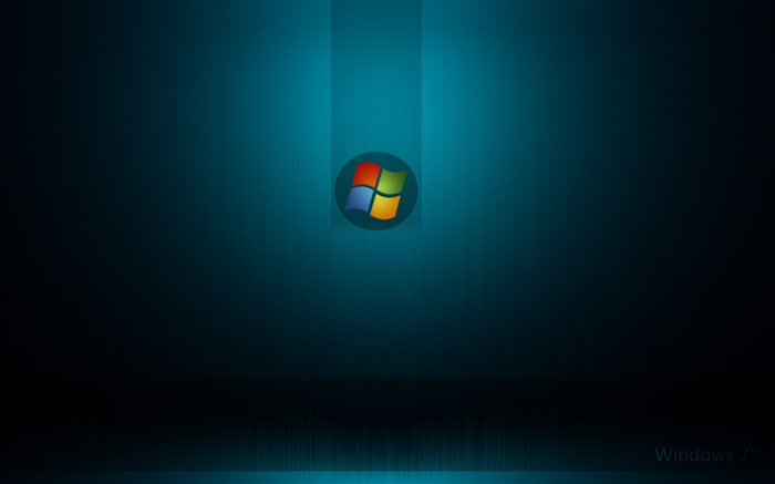 Windows 7-System, dunkelblauen Hintergrund Hintergrundbilder Bilder