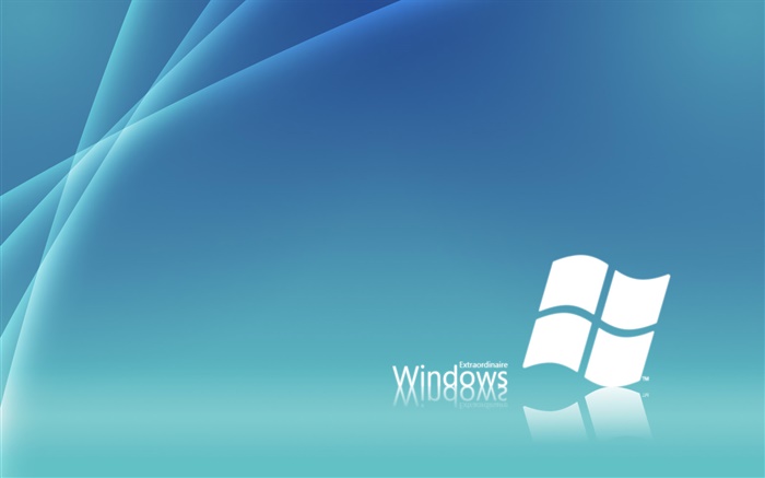 Windows 7 weiß und blau, kreativen Hintergrund Hintergrundbilder Bilder