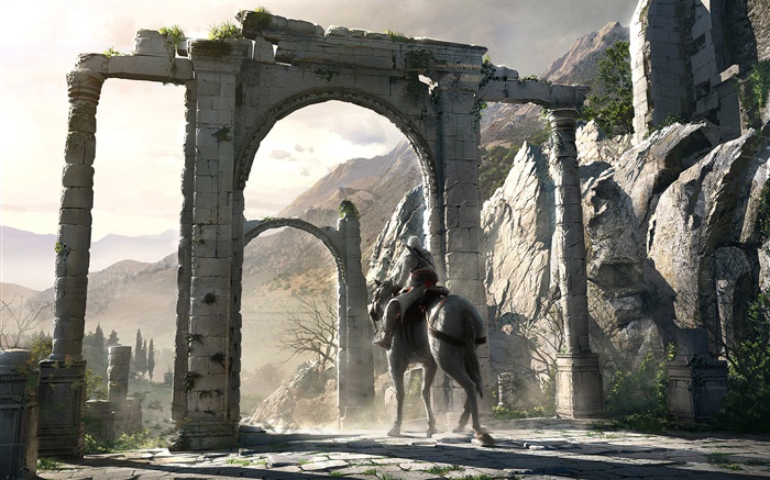 Assassins Creed, Reitpferd Hintergrundbilder Bilder