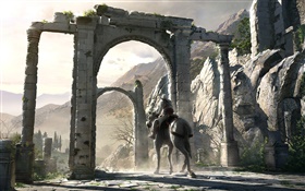 Assassins Creed, Reitpferd HD Hintergrundbilder