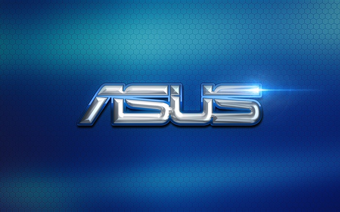 Asus-Logo, blauer Hintergrund Hintergrundbilder Bilder