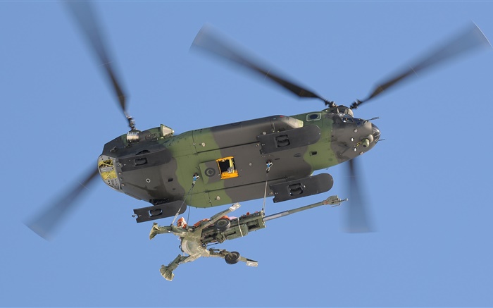 CH-147 Chinook, Militärtransporthubschrauber Hintergrundbilder Bilder