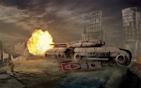 Command and Conquer, Tank, Feuer HD Hintergrundbilder
