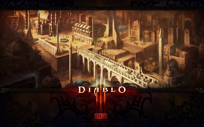 Diablo III, Burg Hintergrundbilder Bilder