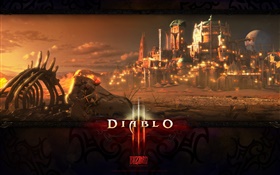 Diablo III, Spiel mit großem Bildschirm HD Hintergrundbilder