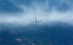 KC-135R Stratotanker  in den Himmel, Flugzeuge HD Hintergrundbilder