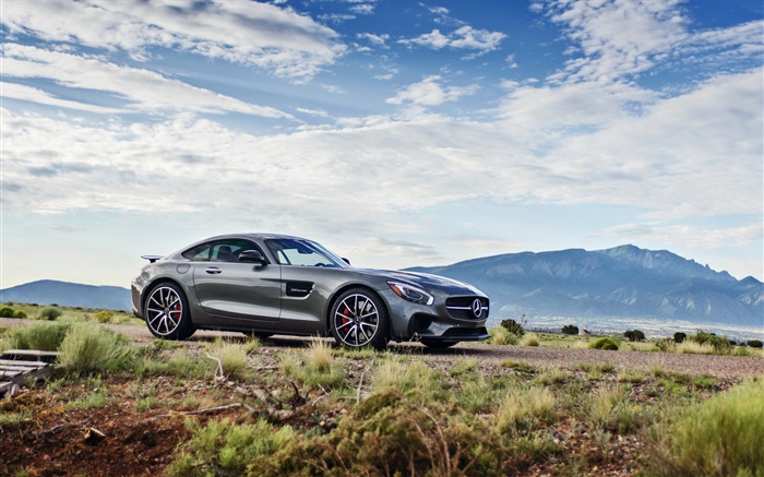 Mercedes-Benz GT schwarz supercar Hintergrundbilder Bilder