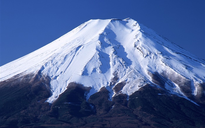 Mount Fuji, Japan, Schnee Hintergrundbilder Bilder