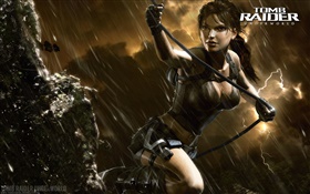 Tomb Raider: Under, Lara Croft in der regen HD Hintergrundbilder