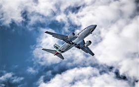 Aviation Flugzeuge, Bodenansicht  Himmel HD Hintergrundbilder