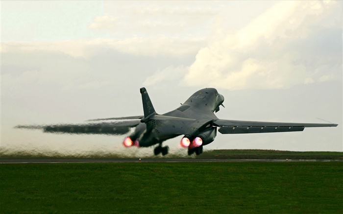 B-1B Lancer-Bomber Start Hintergrundbilder Bilder