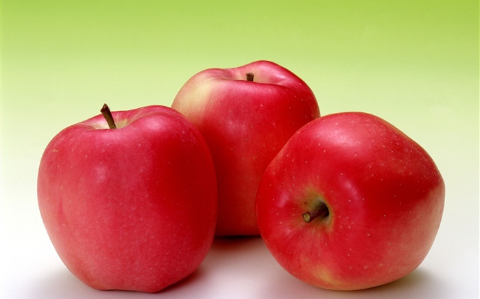 Obst Makro-Fotografie, rote Äpfel Hintergrundbilder Bilder