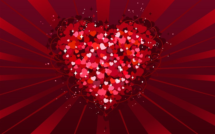 Happy Valentines Day, Love Herzen, Vektor Hintergrundbilder Bilder