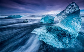 Island, Eisberg, Meer, Eis HD Hintergrundbilder