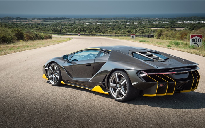 Lamborghini Centenario supercar Seitenansicht Hintergrundbilder Bilder