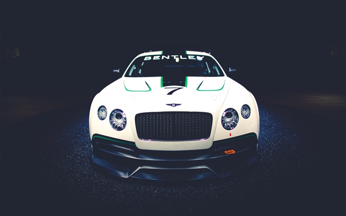 Bentley Continental GT3 Konzept Rennwagen Vorderansicht Hintergrundbilder Bilder