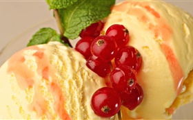 Köstliches Dessert, Eis, Beeren HD Hintergrundbilder