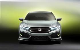 Honda Civic Fließheck Auto Vorderansicht HD Hintergrundbilder