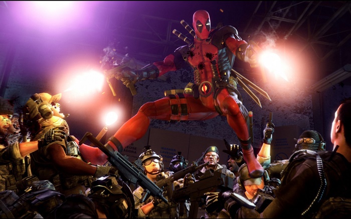 Deadpool, Wunder-Comics, Spiele Hintergrundbilder Bilder