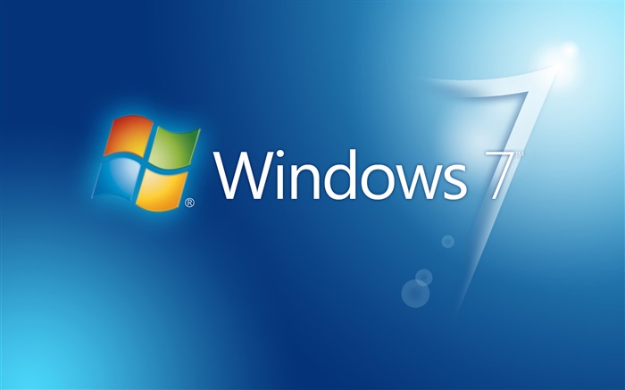 Windows 7 blauen Hintergrund, Blendung Hintergrundbilder Bilder