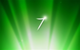 Windows 7 grüne Streifen Hintergrund HD Hintergrundbilder
