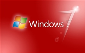 Windows 7 rot abstrakten Hintergrund HD Hintergrundbilder