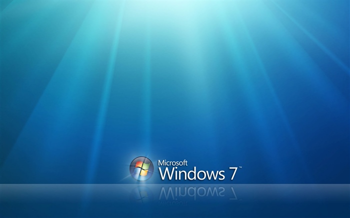 Windows 7 unter blauem Himmel Hintergrundbilder Bilder