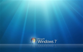 Windows 7 unter blauem Himmel HD Hintergrundbilder