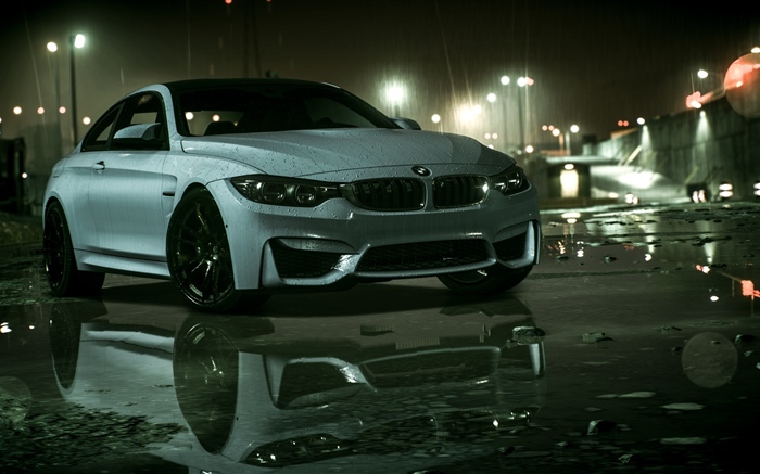 BMW Auto, Regen, Need For Speed Hintergrundbilder Bilder