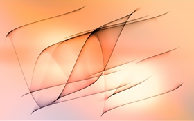Abstrakte Linien, orange Hintergrund HD Hintergrundbilder
