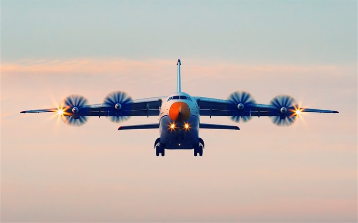 Antonov An-70 Flugzeugflug Hintergrundbilder Bilder