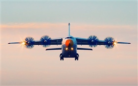 Antonov An-70 Flugzeugflug HD Hintergrundbilder
