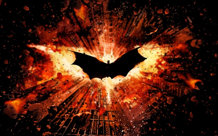 Batman, Flügel, Stadt Hintergrundbilder Bilder